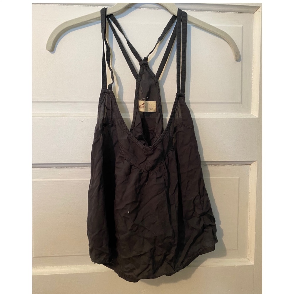 Navy Crop Top